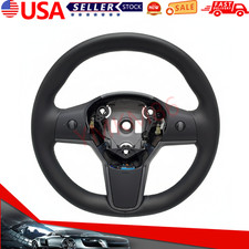 For Tesla Model 3 & Model Y Driver Heated Leather Steering Wheel 1490214-00-B picture