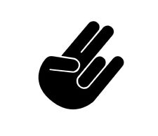 The Shocker Hand Symbol Gesture Logo Decal Car Vinyl Sticker JDM Window SOLID picture