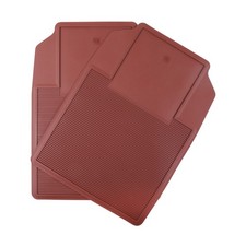Brothers Trucks Maroon Floor Mat Set w/ GM Logo Chevy/ GMC Truck 73-87 picture