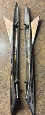 1957 1958 Dodge Hood Ornament Pair Mopar Very Nice OEM Set Chrome 1686330-1 picture