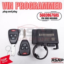 2004-2006 Dodge Durango Dakota Immobilizer 56038676AS VIN Programmed Plug & Go picture