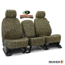Coverking Mossy Oak Bottomland Camo Neosupreme Seat Covers for Chevy Silverado picture