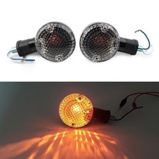 2x Black Turn Signal Light lens Blinker Amber Lamp Fits Yamaha Bolt XVS950 14-18 picture