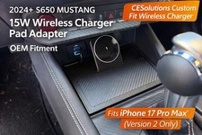 2024+ Ford Mustang Custom Wireless Charger, S650 Mustang picture