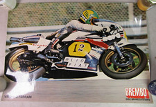 Virginio Ferrari Brembo Vintage Dealer Motorcycle Poster - 19 x 27 inches Rare picture