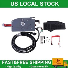 PUSH Throttle Outboard Remote Control Box 703-48230-14 For Yamaha 7 Pin Cable picture