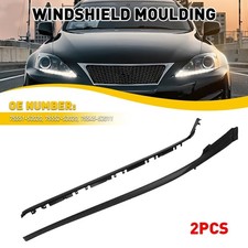 2PCS Windshield Moulding Kit w/Clips Left+Right Side For 2008-2014 Lexus IS-F picture