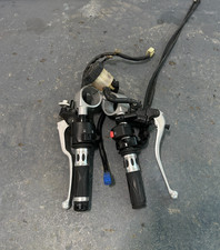 08-16 YAMAHA YZF R6 LEFT RIGHT SIDE CLIP ON HANDLEBARS BRAKE CLUTCH HELIBARS picture