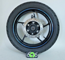 2025 26 24 KAWASAKI NINJA 500 OEM REAR WHEEL TIRE ROTOR SPROCKET - Nice tire picture