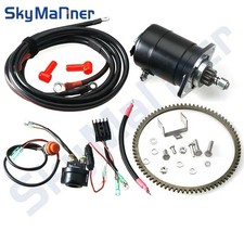 Electric Starter Conversion Kit For Yamaha 2Stroke 40HP Outboard Motor Start Kit picture