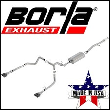 Borla Touring Cat-Back Exhaust System fits 2019-24 Silverado Sierra 1500 5.3L V8 picture