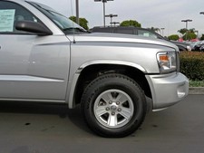 Fits Dodge Dakota 2005-2011  Polished Stainless Steel Fender Trim Flares Molding picture