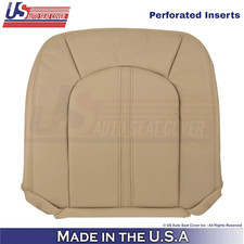 2008-2013 For Cadillac CTS Genuine Leather Driver Bottom Seat Cover Cashmere Tan picture