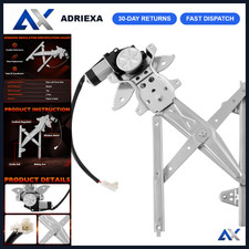 Power Window Regulator with Motor for Rear Left Driver Side, 2 Pins, Fits Many M picture