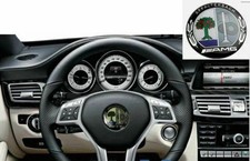 NEW A.M.G STEERING WHEEL BADGE 2.0inch/52mm Emblem Decal w/ Sticker picture