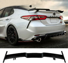 For 2018-2024 Toyota Camry Gloss Black JDM TRD Style Highkick Trunk Spoiler Wing picture
