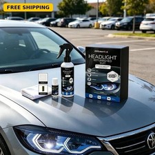 Automotive Headlight Restoration Kit for Oxidized, Hazy & Yellowed Lens Repair picture