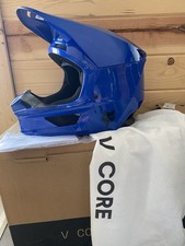 Fox Racing V1 Core MIPS Motocross Dirt Bike Helmet Solid Blue Size Large NIB picture