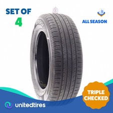Set of (4) Used 235/60R18 Hankook Kinergy GT 103H - 7/32 picture