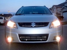 Bumper Fog Lamps Driving Lights Kit with Built-In DRLs for 2006-2014 Suzuki SX4 picture