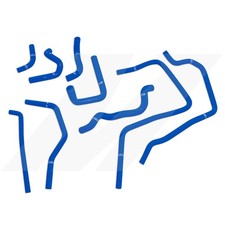 Mishimoto MMHOSE-SUB-ANCBL Blue Silicone Ancillary Hoses picture