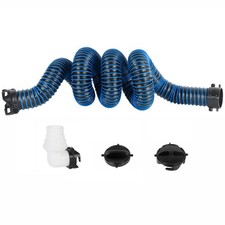 OUTPRIZE 10FT RV Sewer Hose, EXTREME Heavy Duty 24 Mil TPE 10FT, Blue  picture