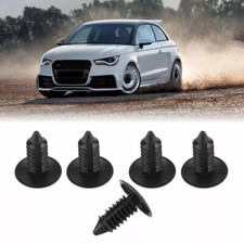 100x 8mm Bumper Clips Auto Car Hole Plastic Rivets Fastener Fender Push Pin NEW picture