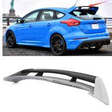 For 12-18 Ford Focus Hatchback JDM RS Style Primer Black Rear Roof Wing Spoiler picture