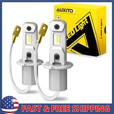 AUXITO H3 LED Fog Light Bulb Conversion Kit Super Bright White DRL Lamp  2/10x picture