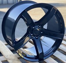 FLOW FLORMING 20x11 +0 GLOSS BLACK Wheels For Challenger Charger SRT Widebody picture