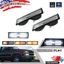 Clear Dynamic SWITCHBACK LED DRL Signal Lights For 88-98 Chevy/GMC C/K 1500/2500 picture