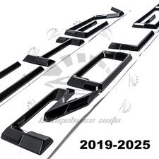 3D RAISED TAILGATE LETTERS INSERT FOR SILVERADO 1500 2500HD 3500HD 19-26 EMBLEMS picture