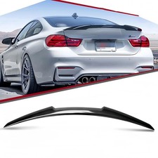 For 2008-2013 BMW 1 Series E82 Coupe 128i 135i Piano Black M4 Rear Spoiler Wing picture