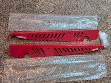 RJSPhh Red Aluminum Fender Shrouds For 2015-2020 Subaru WRX STI Pair picture