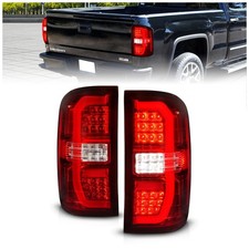 Anzo 311466 LED Tail Light For 2014-2018 GMC Sierra 1500 Left Right Red & Chrome picture
