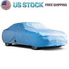Full Car Cover Outdoor Waterproof Heavy Duty For BMW Honda Nissan 193*71*63inch picture