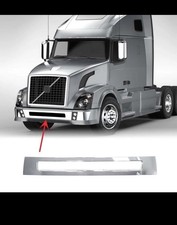For 2004-2015 Volvo VNL 300 430 630 670 730 780 Chrome Bumper Center Cover Trim picture