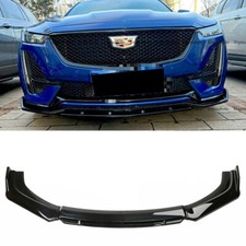 For Cadillac CT4 CT5 CT6 Front Bumper Lip Spoiler Splitter Glossy Black picture