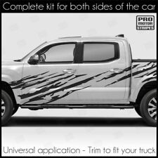 Dodge RAM 1500 2500 3500 Torn Ripped Side Accent Stripes Decals (Choose Color) picture
