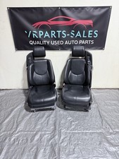 96-02 MERCEDES R129 SL CLASS FRONT LEFT RIGHT SEAT SEATS BLACK OEM Y12XF179565 picture