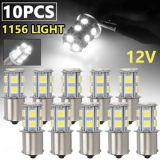 10Pcs White 1156 1141 13-SMD LED RV Camper Trailer Interior Light Bulb Bright picture