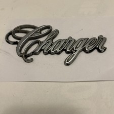 DODGE CHARGER EMBLEM OEM #3811404 Late 70’s METAL BADGE STICK ON picture