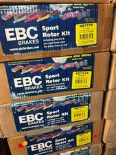 EBC GD7116 Turbo-Groove Front 98-22 Honda Rotor (2) 280mm Vented Slotted Dimpled picture