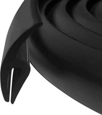 Rubber Strip, 1.7M Car Front Windshield Window Seal Strirp Moulding Trim, Bla... picture