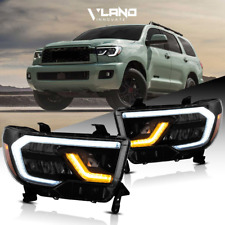 VLAND LED Reflector Headlights For 07-13 Tundra&Sequoia 2008-2017 W/Sequential picture