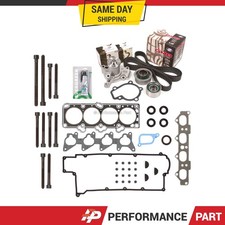 Head Gasket Set Timing Belt Kit Water Pump Fit 96-97 Hyundai DOHC G4GM picture