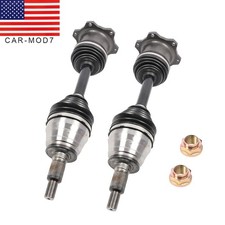 Pair Front CV Axle Shaft for Chevy Silverado 2500 3500 HD 4WD 1999-2009 2010 picture