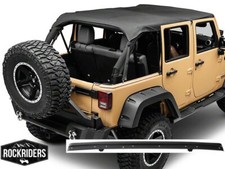 Extended Bikini Top with Windshield Channel 2007-2017 Jeep Wrangler Unlimited JK picture