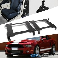 Fits 05-14 Mustang Tensile Steel Racing Seat Bucket Laser Welded Mount Brackets picture