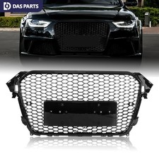 For 2013-2016 Audi A4 S4 B8.5 RS4 Style Glossy Black Front Bumper Grille Grill picture